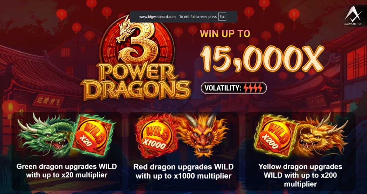3 Power Dragons Slot