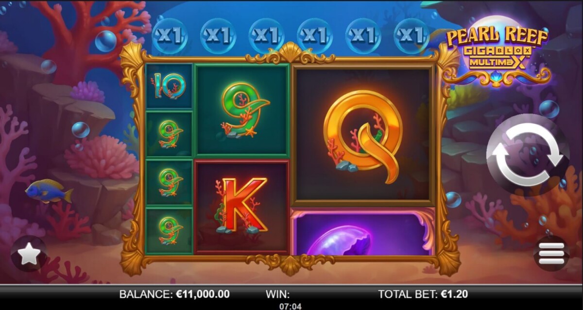 Arab Night Casino مراجعة لعبة سلوت بيرل ريف جيجابلوكس مالتيمكس Pearl Reef Gigablox Multimax