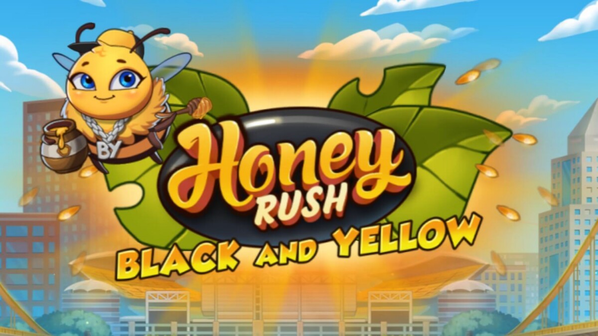 مراجعة لعبة سلوت Honey Rush بالألوان الأسود والأصفر