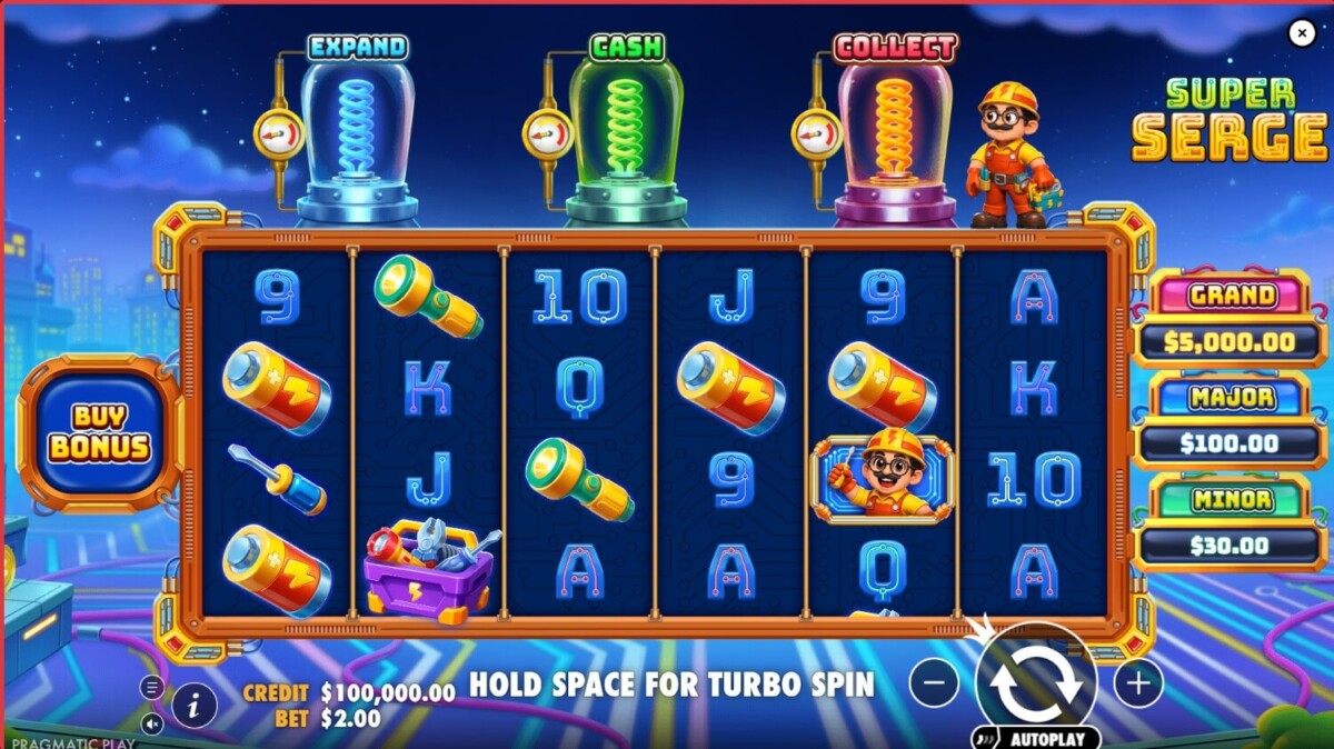 Arab Night Casino مراجعة لعبة سوبير سيرج سوبر سيرج
