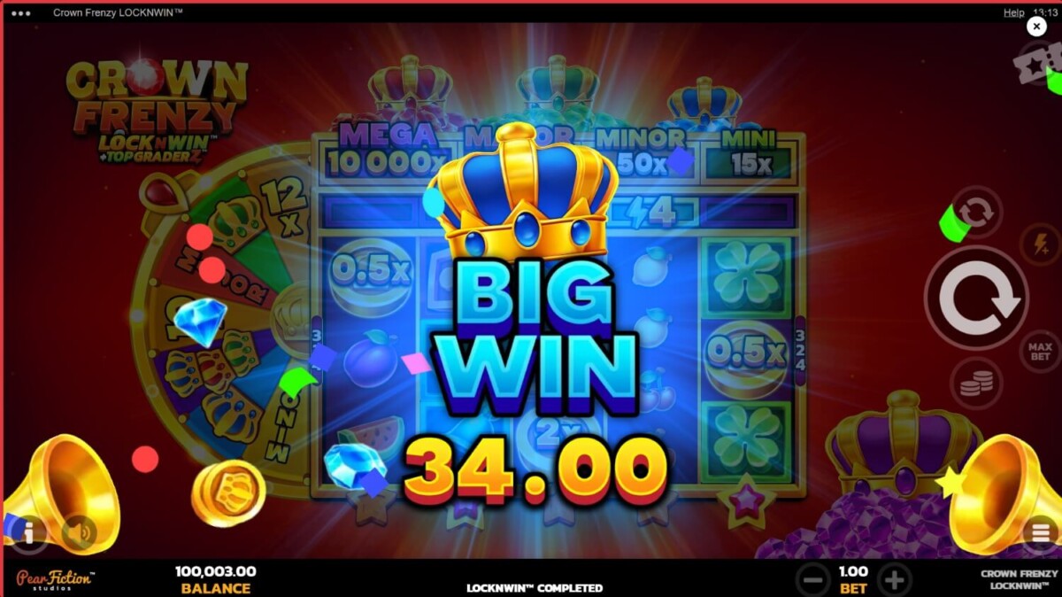 Crown Frenzy LockNWin
