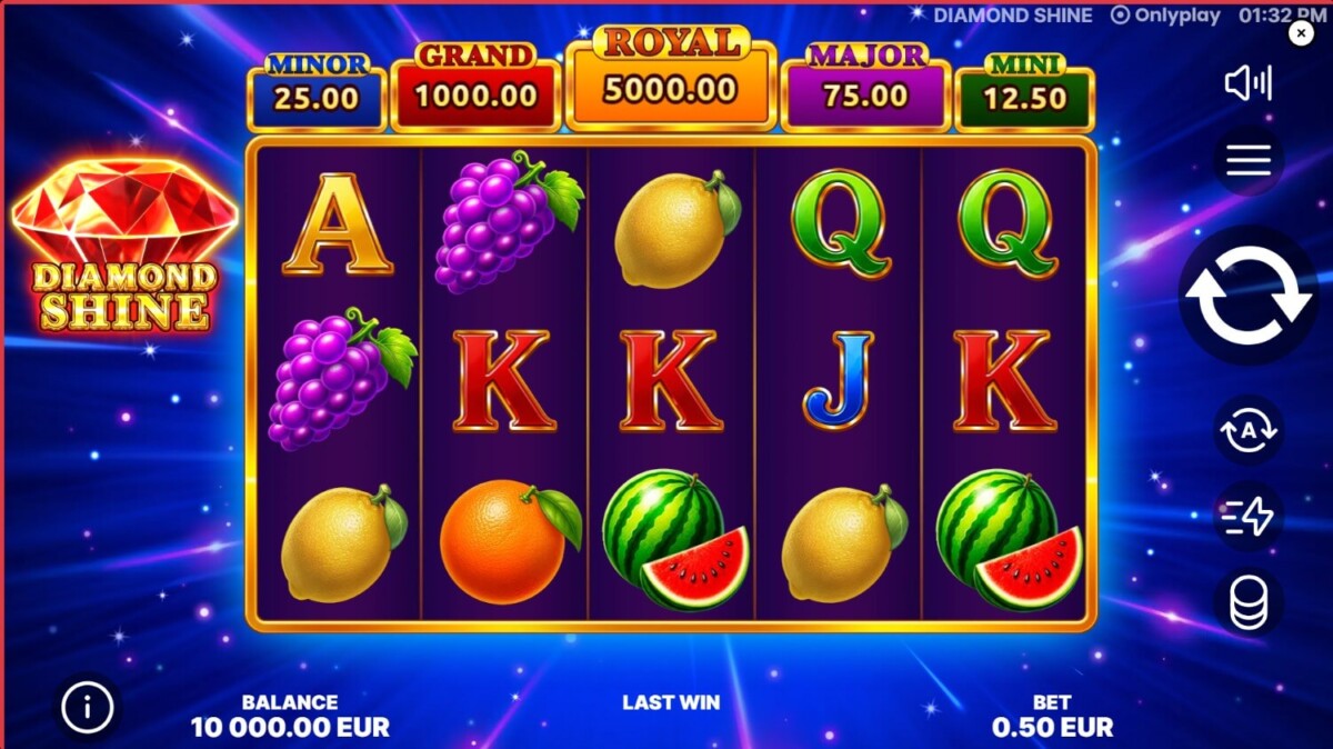Arab Night Casino مراجعة لعبة Diamond Shine التوصية على ماكينة السلوت Diamond Shine