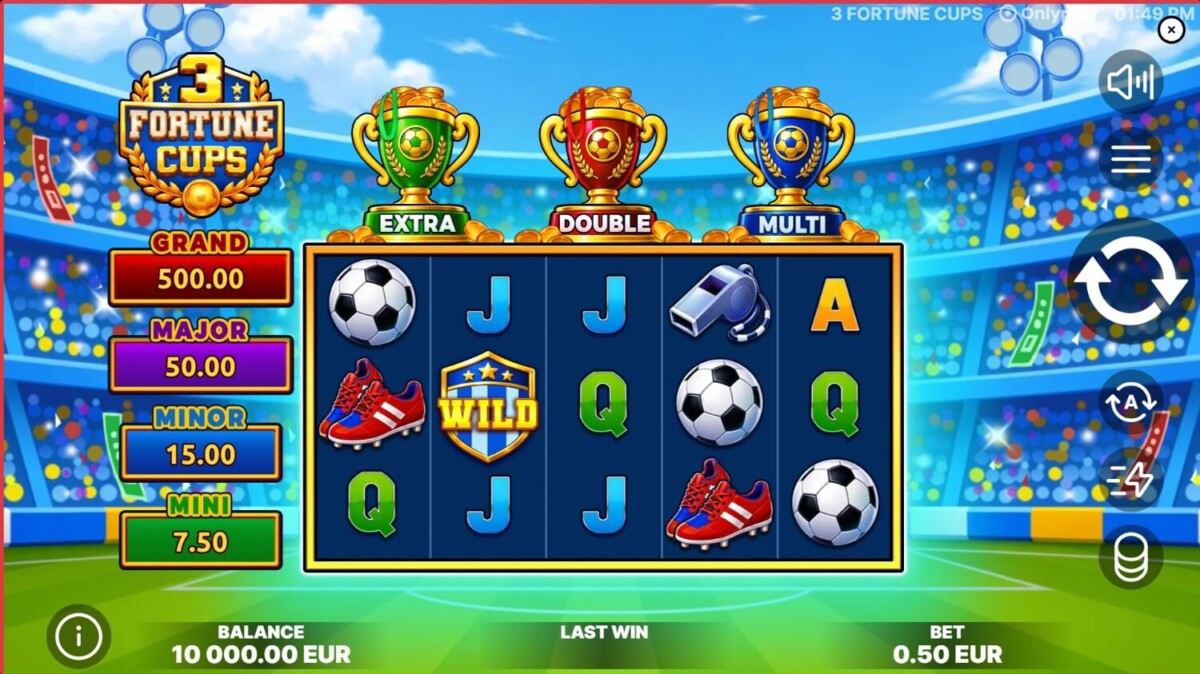 3 Fortune Cups