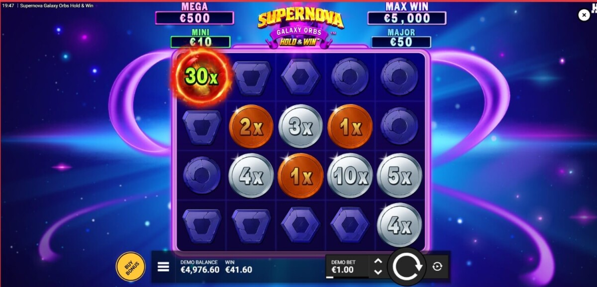 Arab Night Casino مراجعة لعبة سوبيرنوفا جالاكسي أوربز كرة نجم سوبرنوفا غالاكسي