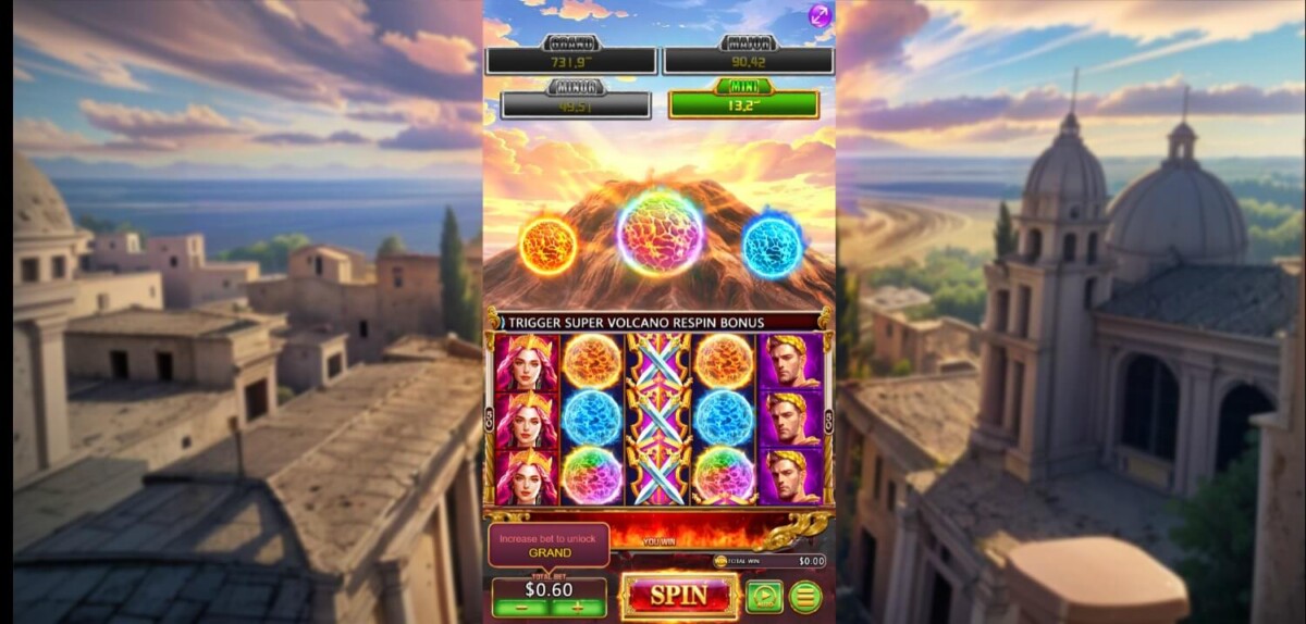 Arab Night Casino مراجعة لعبة سلوت Pompeii’s Blaze 1000 بومبيي بلايز 1000