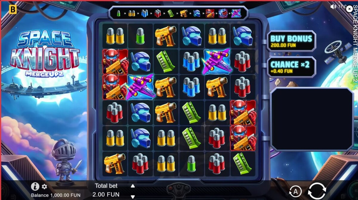 Space Knight Merge Up 2 