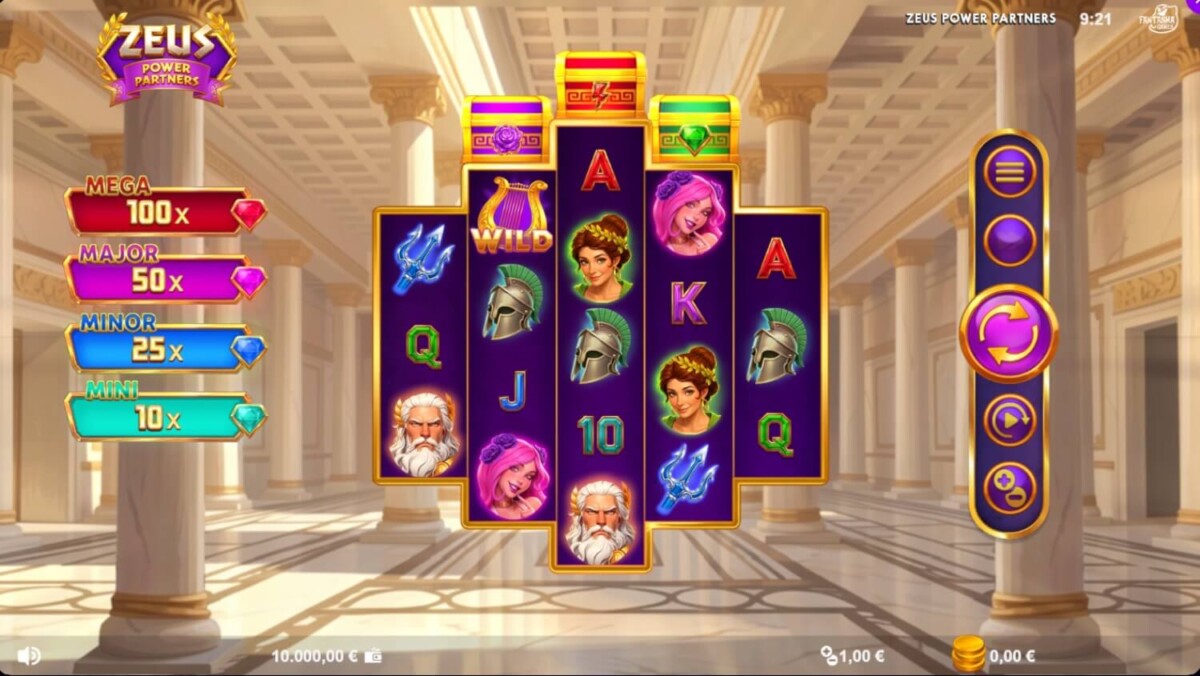 Arab Night Casino مراجعة لعبة زيوس باور بارتنرز شركاء قوة زيوس
