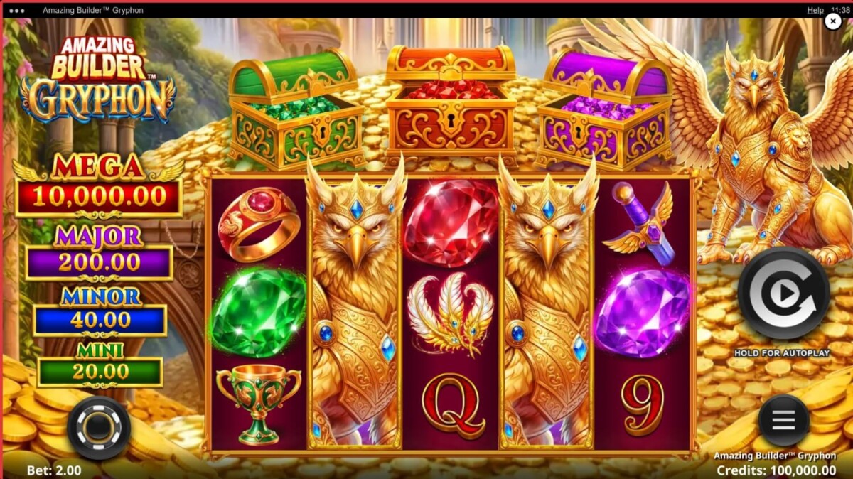 Arab Night Casino مراجعة لعبة سلوت Amazing Builder Gryphon البنّاء المدهش جريفون