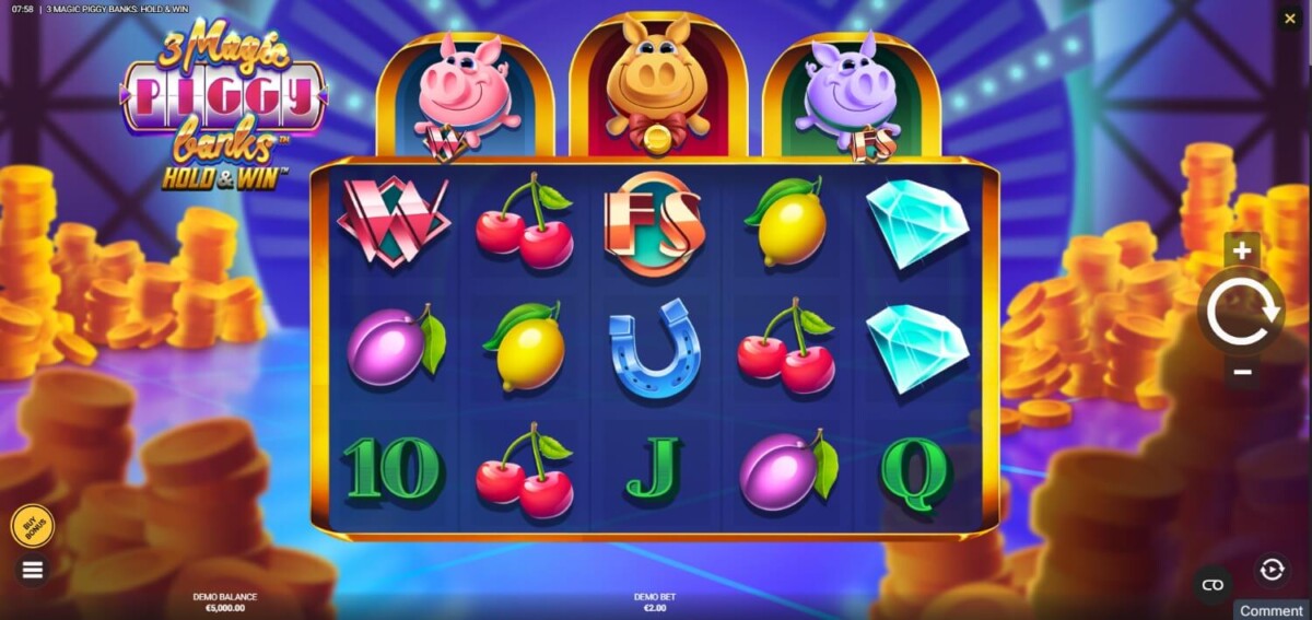 3 Magic Piggy Banks Hold & Win