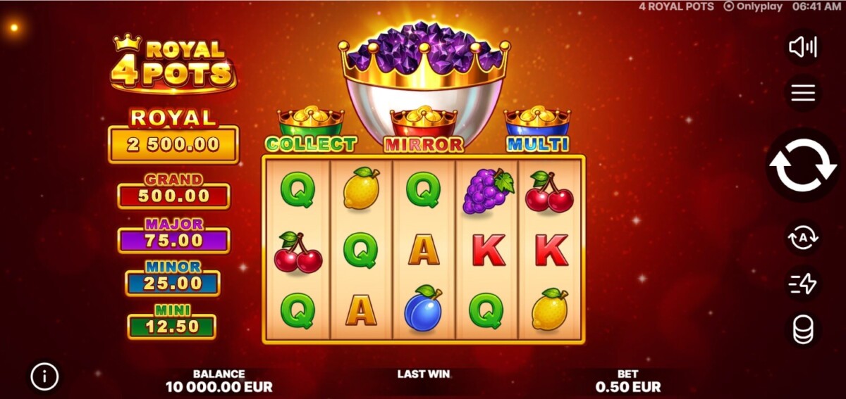4 Royal Pots