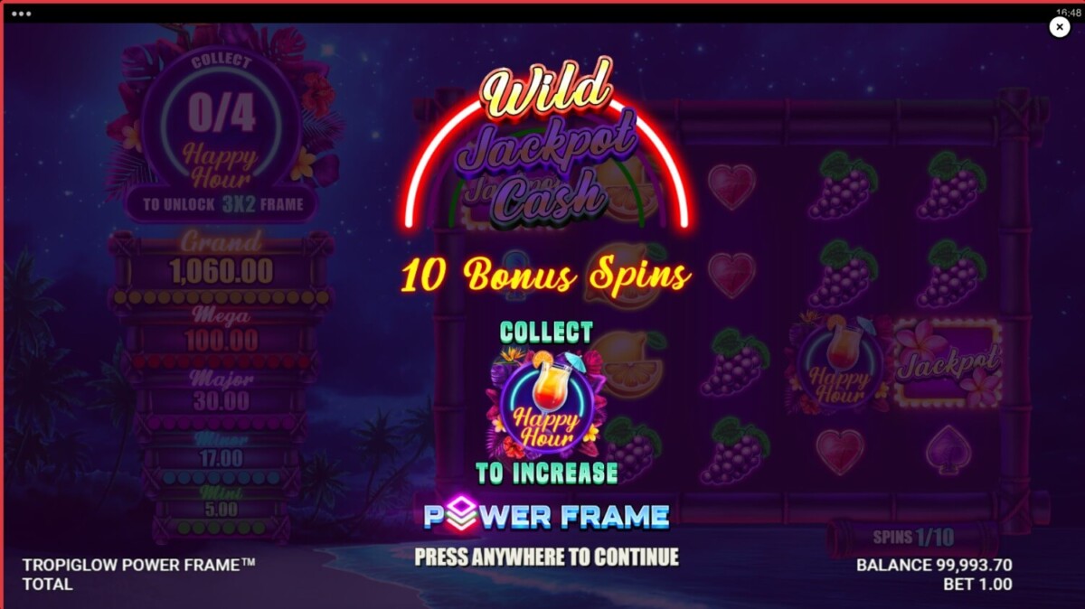 Tropiglow Power Frame™