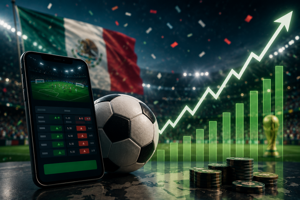 ارتفاع معاملات الرهان عبر الإنترنت في المكسيك بنسبة 431.75% خلال كأس العالم 2026
