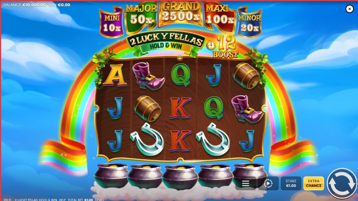 2 Lucky Fellas: Hold & Win