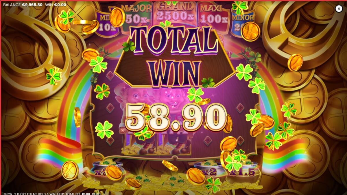 2 Lucky Fellas: Hold & Win