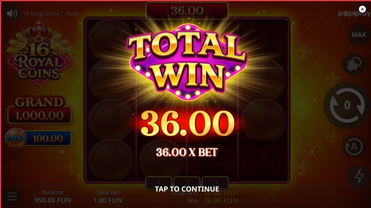 16 Royal Coins
