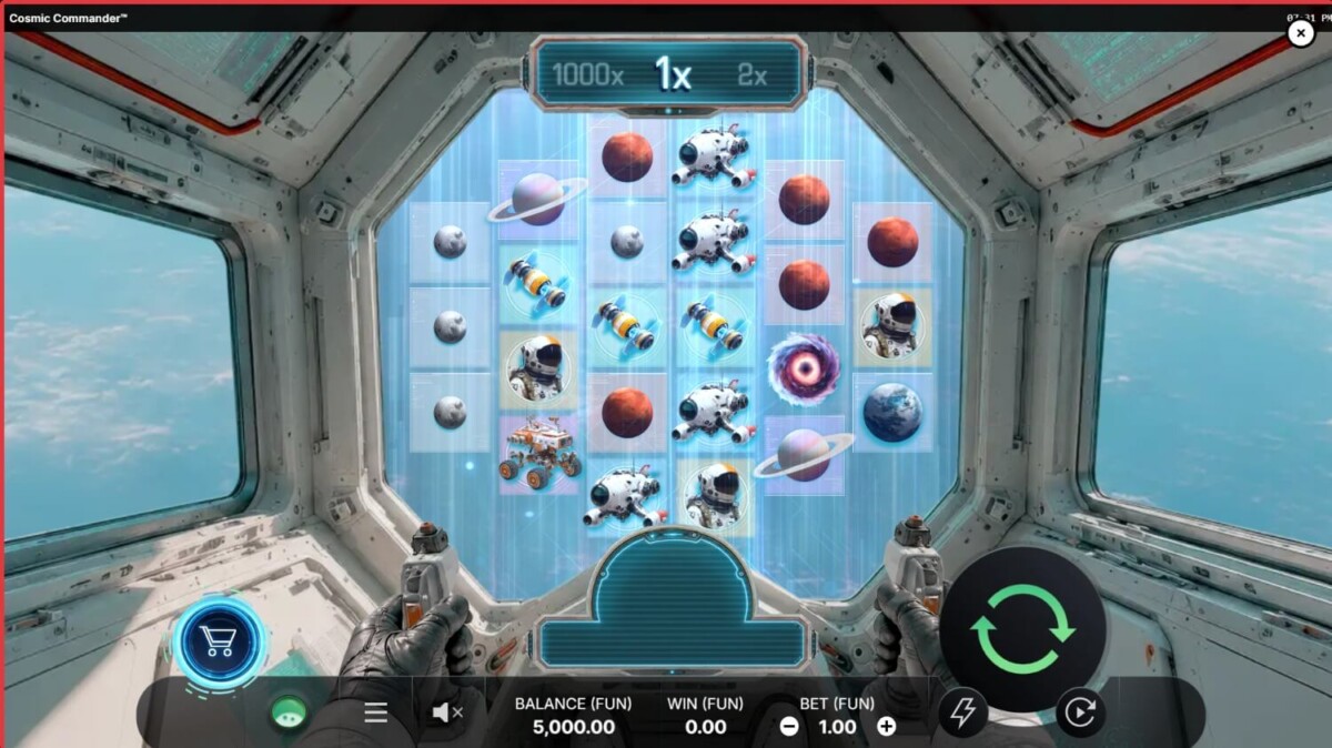 Arab Night Casino مراجعة لعبة سلوت Cosmic Commander القائد الكوني