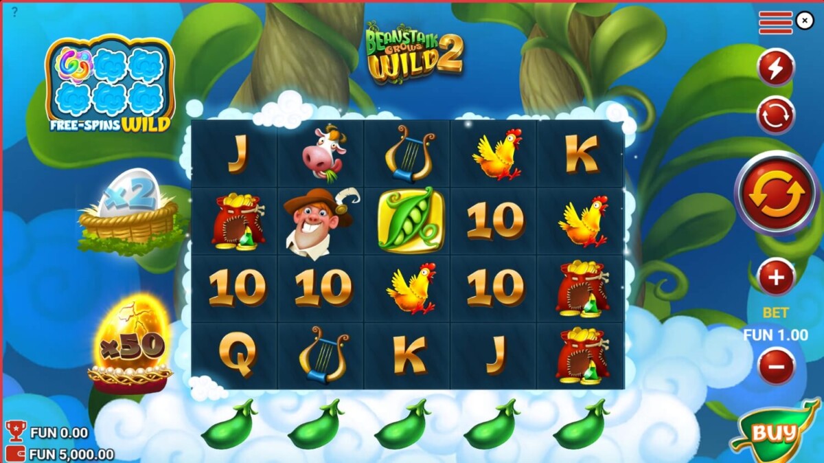 Arab Night Casino مراجعة لعبة سلوت Beanstalk Grows Wild 2 ينمو ساق الفاصوليا البرية 2