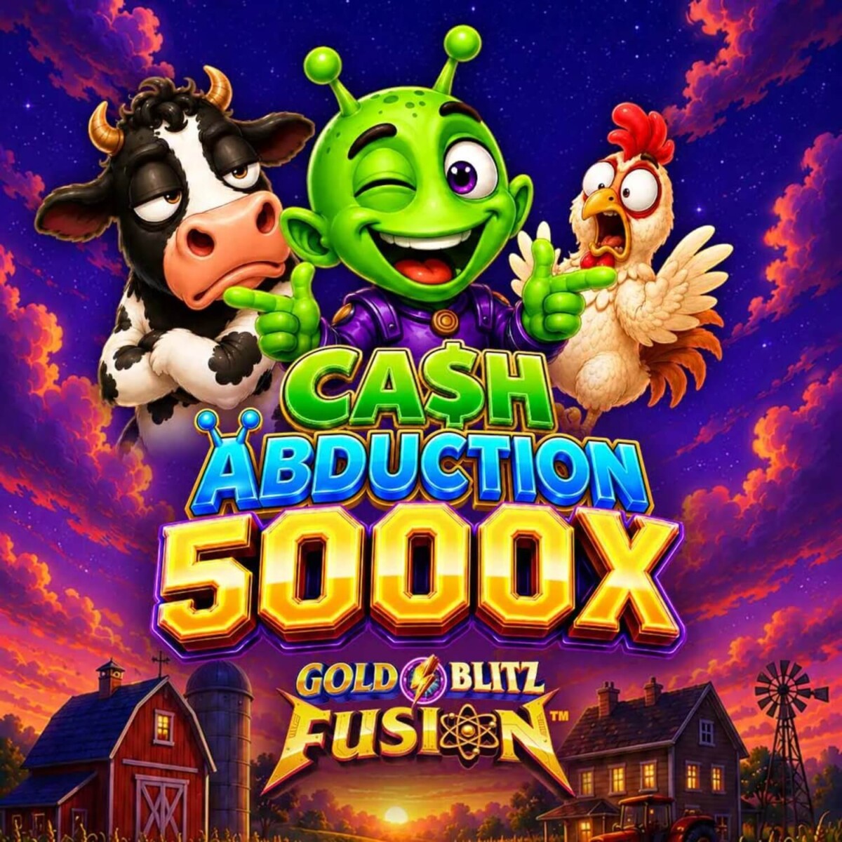 مراجعة لعبة السلوت Cash Abduction 5000X Gold Blitz Fusion
