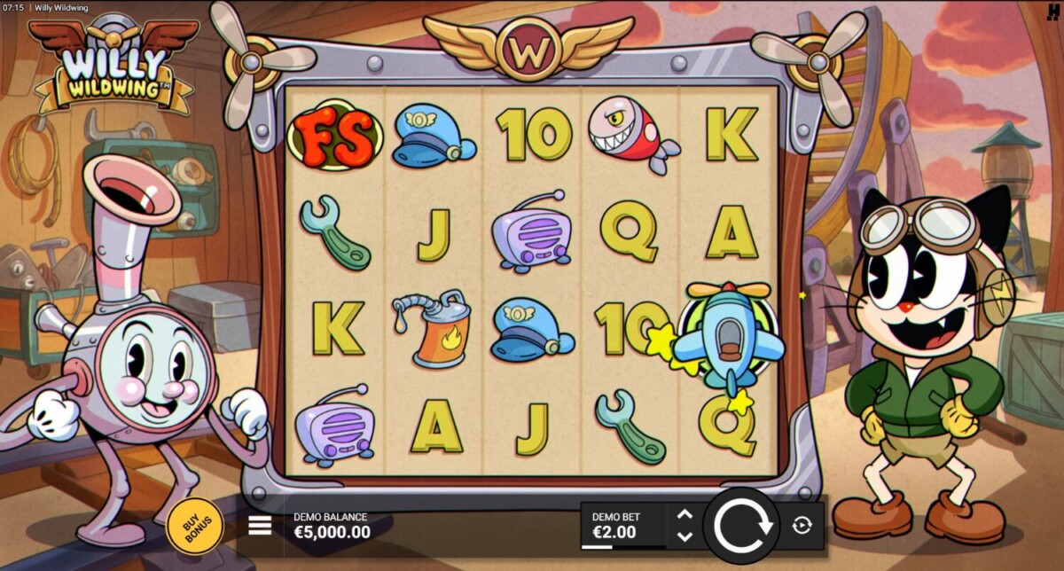 Arab Night Casino مراجعة لعبة سلوت Willy Wildwing ويلي وايلد wing
