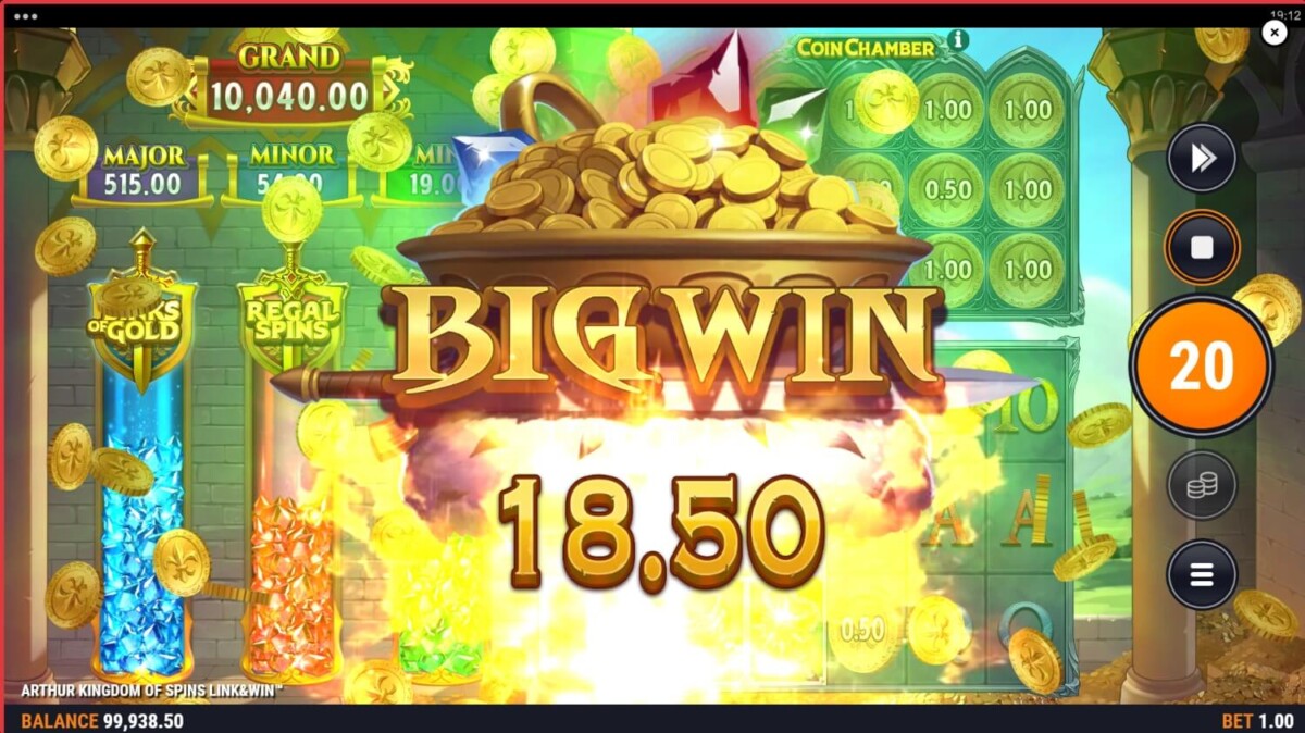 مملكة أرتور من السبينز Link&Win