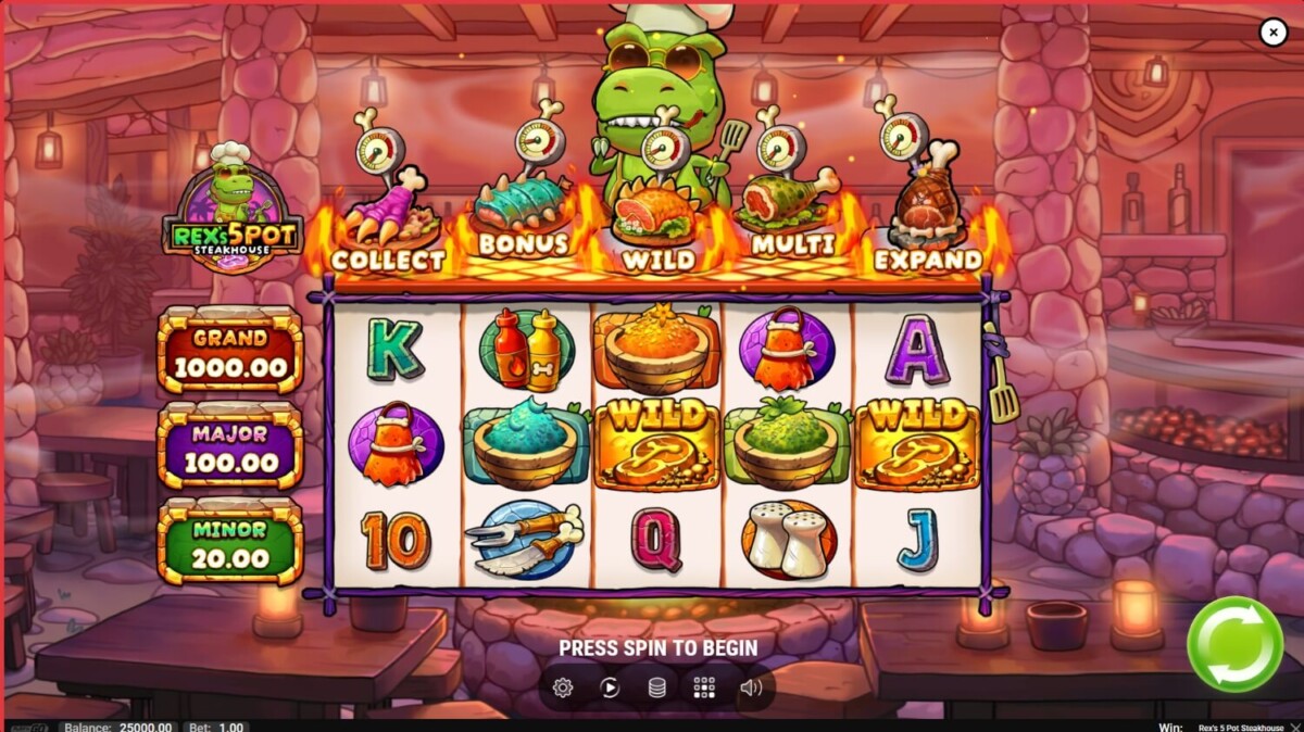Arab Night Casino مراجعة لعبة سلوت Rex’s 5 Pot Steakhouse ريكس ستيك هاوس 5 بوت
