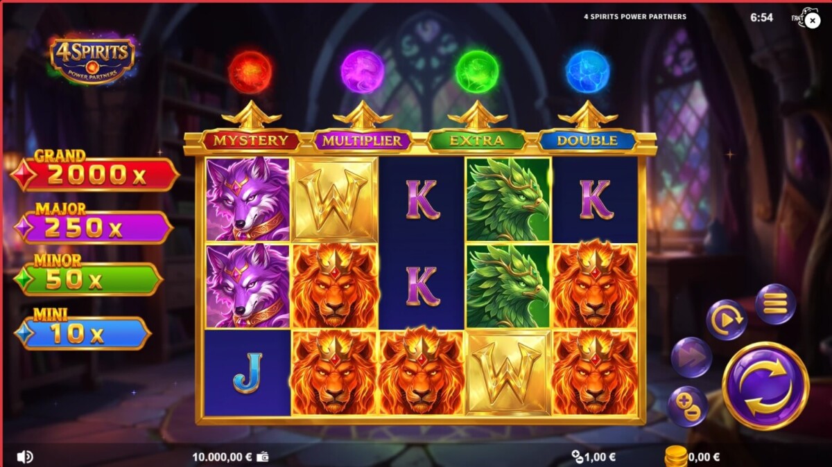 Arab Night Casino مراجعة لعبة السلوت 4 Spirits Power Partners 4 Spirits Power Partners
